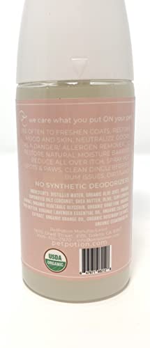 PetPotion Lavender, No Rinse, Waterless, Spray Misting Shampoo for Dogs and Puppies| USDA Organic| Reusable & Refillable (Restore - Lavender- 5.5 oz)