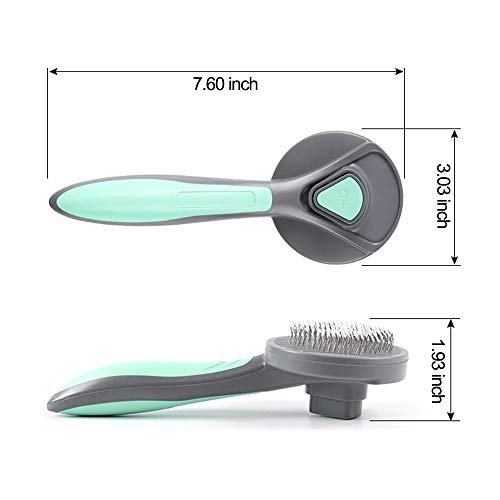 YoTelim Cat Dog Brush Self Cleaning Brush with Massages Particle for Cat Dog Grooming Shedding, Shedding Mats and Tangled Hair Suitable for All Long or Short Hair