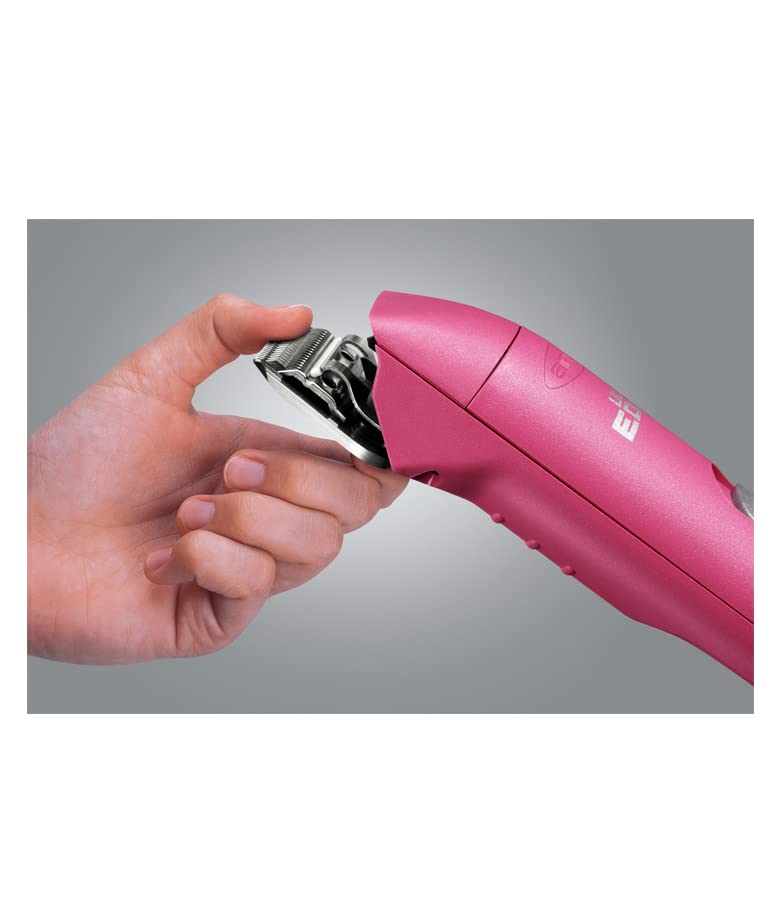 Andis 25175 Ultra Edge ProClip AGC2 - Super 2-Speed Detachable Blade Clipper, Operates in Cool & Quiet Running, Easy Installation with 14-Inch Heavy-Duty Cord â for All Coats & Breeds, Pink