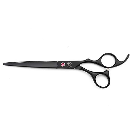 Moontay Professional 7.0/8.0 inches Dog Grooming Scissors Set, 4-Pieces Straight, Upward Curved, Downward Curved, Thinning/Blending Shears for Dog, Cat and Pets, JP Stainless Steel