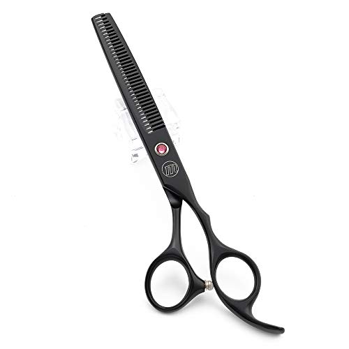 Moontay Professional 7.0/8.0 inches Dog Grooming Scissors Set, 4-Pieces Straight, Upward Curved, Downward Curved, Thinning/Blending Shears for Dog, Cat and Pets, JP Stainless Steel
