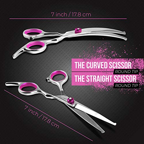 ELMA ALMI Dog Grooming Scissors - Dog Scissors for Grooming, Pet Grooming Scissors, Grooming Scissors for Dogs