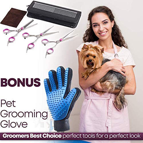 ELMA ALMI Dog Grooming Scissors - Dog Scissors for Grooming, Pet Grooming Scissors, Grooming Scissors for Dogs