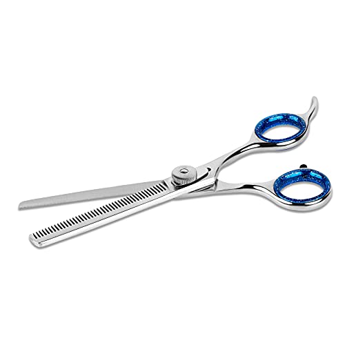 Laazar Pro Shears Thinning Pet Grooming Shear - 6.5 42 Teeth Scissors for dogs cats and pets