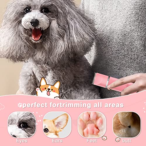 Quiet Dog Grooming Kit: Clippers, Nail Grinder, Trimmer