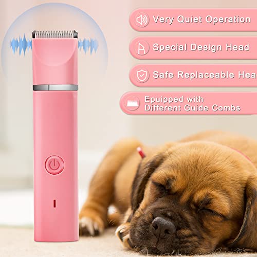 Quiet Dog Grooming Kit: Clippers, Nail Grinder, Trimmer