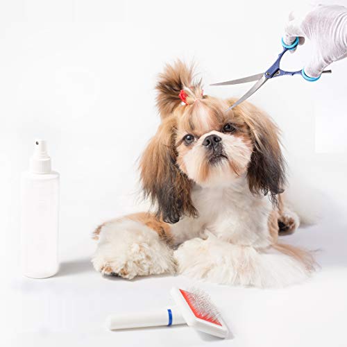 TooSharp Dogs Grooming Curved Scissor - 7.5 Inch Pet Grooming Shear for Professional Groomer, Made of Japanese 440C Stainless Steel