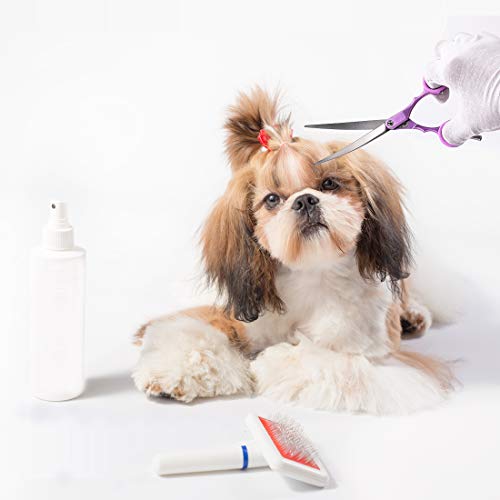 TooSharp Dogs Grooming Curved Scissor - 7.5 Inch Pet Grooming Shear for Professional Groomer, Made of Japanese 440C Stainless Steel