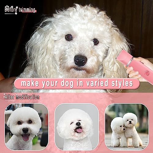 Quiet Dog Grooming Kit: Clippers, Nail Grinder, Trimmer