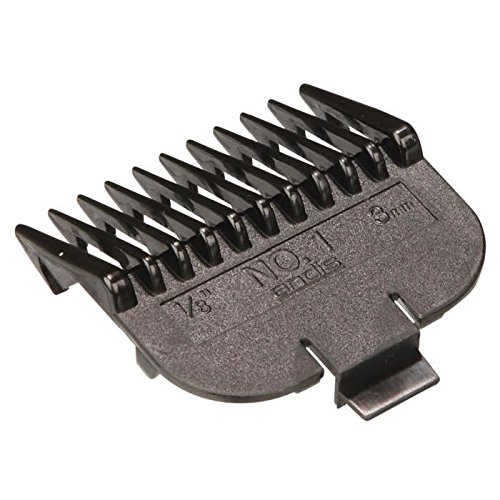 Andis 4 Piece Animal Comb Set; Sizes: 1/8", 1/4", 3/8", 1/2", Black, 21318