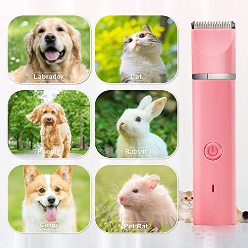 Quiet Dog Grooming Kit: Clippers, Nail Grinder, Trimmer