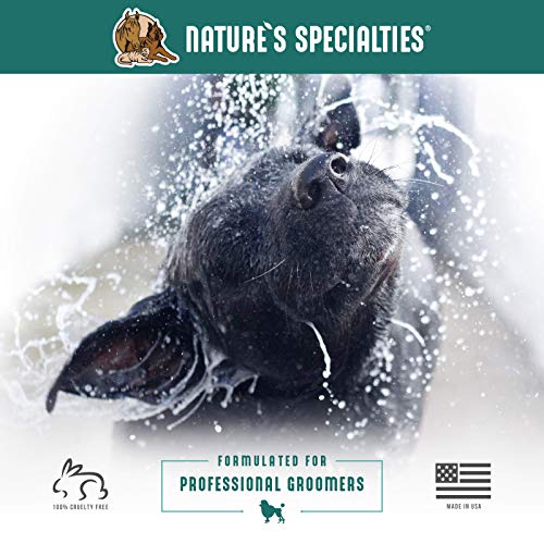 Nature's Specialties Puppy Friendly Dog Shampoo for Pets, Concentrate 16:1, Made in USA, Pawpin Blueberry, 16oz