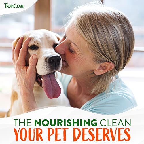 TropiClean Neem & Citrus Flea & Tick Relief Shampoo for Dogs, 20oz - Soothing Relief from Flea & Tick Irritations, Made in the USA