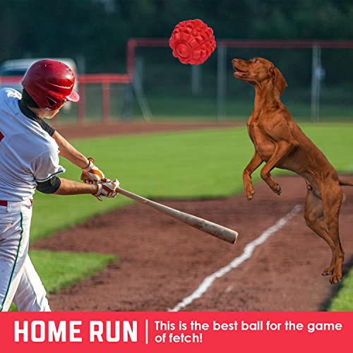 VANFINE Dog Squeaky Toys Almost Indestructible Tough Durable Dog Toys Dog chew Toys for Large Dogs Aggressive chewers Stick Toys Puppy Chew Toys with Non-Toxic Natural Rubber