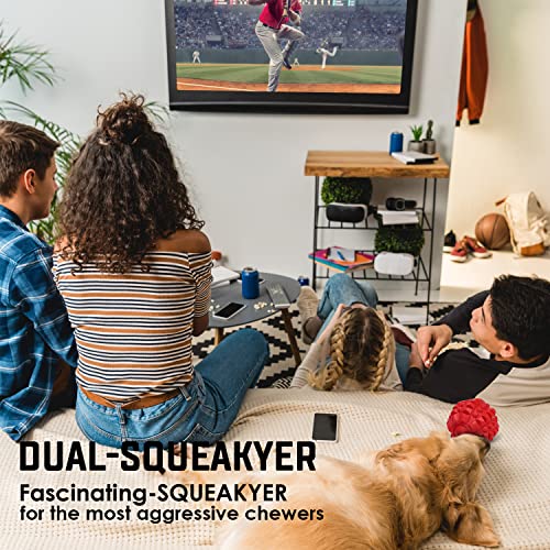 VANFINE Dog Squeaky Toys Almost Indestructible Tough Durable Dog Toys Dog chew Toys for Large Dogs Aggressive chewers Stick Toys Puppy Chew Toys with Non-Toxic Natural