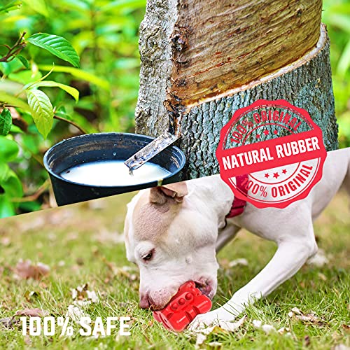 VANFINE Dog Squeaky Toys Almost Indestructible Tough Durable Dog Toys Dog chew Toys for Large Dogs Aggressive chewers Stick Toys Puppy Chew Toys with Non-Toxic Natural Rubber