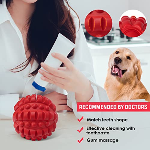 VANFINE Dog Squeaky Toys Almost Indestructible Tough Durable Dog Toys Dog chew Toys for Large Dogs Aggressive chewers Stick Toys Puppy Chew Toys with Non-Toxic Natural