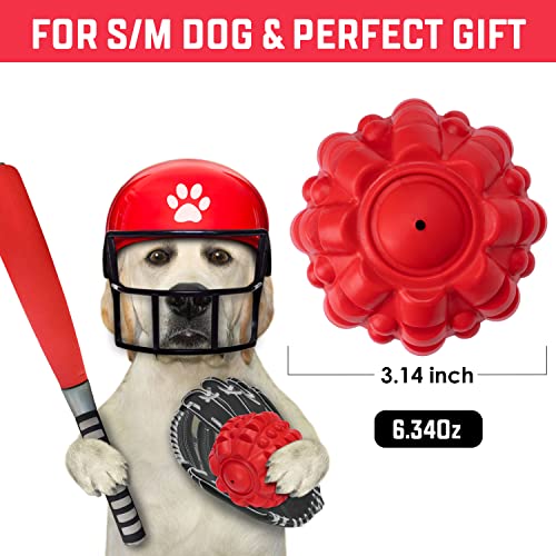 VANFINE Dog Squeaky Toys Almost Indestructible Tough Durable Dog Toys Dog chew Toys for Large Dogs Aggressive chewers Stick Toys Puppy Chew Toys with Non-Toxic Natural