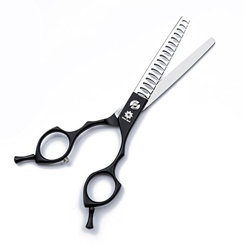 Dream Reach 6.5 inch Dog Grooming Scissors - Pet Grooming Chunker&Curved&Cutting Shears - Perfect for Left and Right Handed Pet Groomers Use (Chunker Scissor)