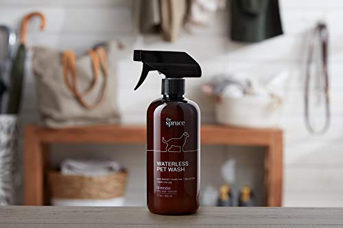 The Spruce Waterless Pet Wash, No Rinse Moisturizing Shampoo forÂ PetsÂ - Daily Pet Care - Cleaning, Cleansing, and Conditioning for Dogs, Puppies, and Cats - Lavender, 17oz, 2 Pack