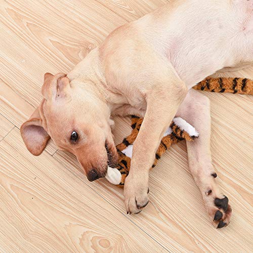 Erictech Dog Squeak Toy No Stuffing Puppy Toy Soft Plush Dog Chew Toy Pack - 3 Packs