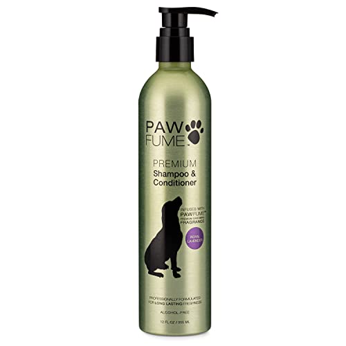 Pawfume Dog Shampoo and Conditioner â Hypoallergenic Dog Shampoo for Smelly Dogs â Best Dog Shampoos & Conditioners â Probiotic Pet Shampoo for Dogs â Best Dog Shampoo for Puppies (Royal Lavender)