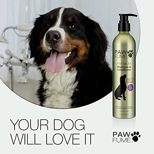 Pawfume Dog Shampoo and Conditioner â Hypoallergenic Dog Shampoo for Smelly Dogs â Best Dog Shampoos & Conditioners â Probiotic Pet Shampoo for Dogs â Best Dog Shampoo for Puppies (Royal Lavender)