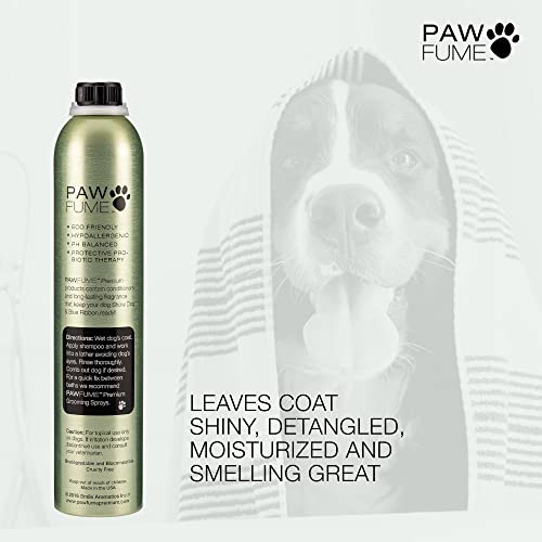 Pawfume Dog Shampoo and Conditioner â Hypoallergenic Dog Shampoo for Smelly Dogs â Best Dog Shampoos & Conditioners â Probiotic Pet Shampoo for Dogs â Best Dog Shampoo for Puppies (Blue Ribbon)