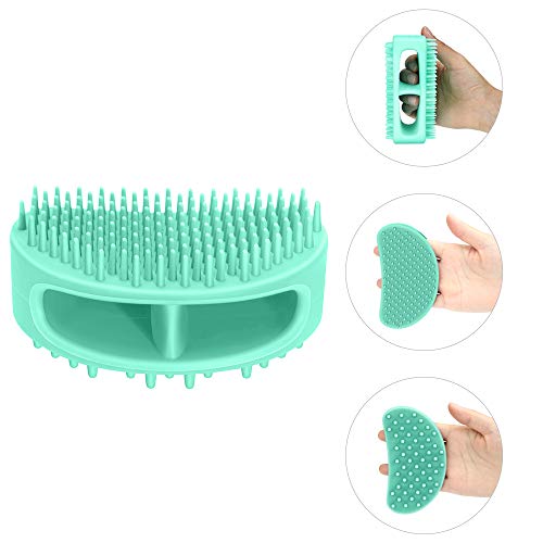 Famobest Dog Brush & Cat Brush, Soft Silicone Dog Grooming Brush, Pet Bath & Massage Brush for Cats and Dogs with Short or Long Hair, Cat Slicker Shedding Hair Brush for All Pet Sizes