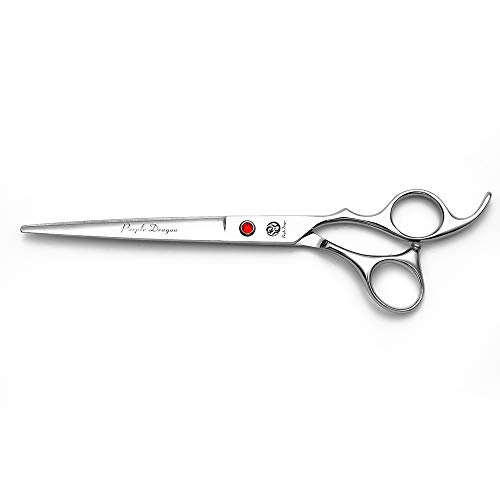 Purple Dragon 4“/5"/5.5"/6"/6.5"/7"/7.5"/8"/9"/10" Sharp Edge Salon Hair Cutting Shears - Pet/Dog Grooming Scissors with Bag - Perfect for Barber or Pet Groomer