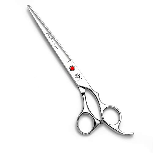 Purple Dragon 4“/5"/5.5"/6"/6.5"/7"/7.5"/8"/9"/10" Sharp Edge Salon Hair Cutting Shears - Pet/Dog Grooming Scissors with Bag - Perfect for Barber or Pet Groomer