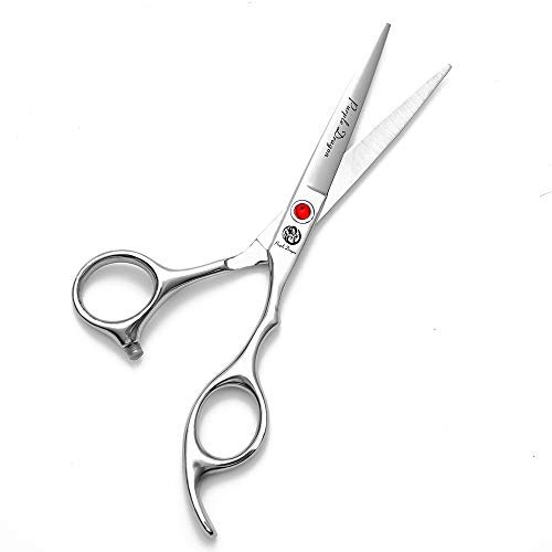 Purple Dragon 4“/5"/5.5"/6"/6.5"/7"/7.5"/8"/9"/10" Sharp Edge Salon Hair Cutting Shears - Pet/Dog Grooming Scissors with Bag - Perfect for Barber or Pet Groomer