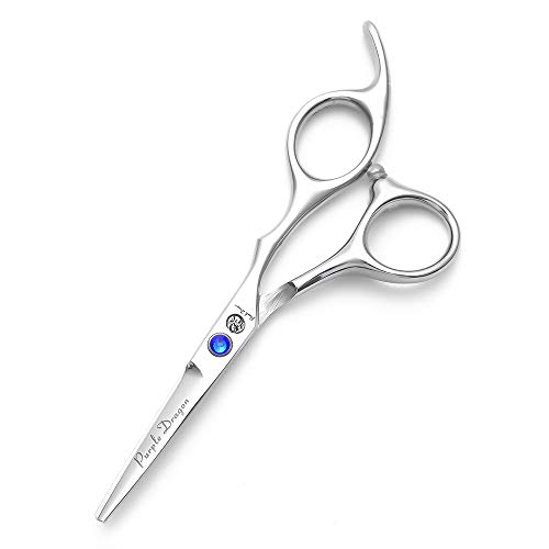 Purple Dragon 4“/5"/5.5"/6"/6.5"/7"/7.5"/8"/9"/10" Sharp Edge Salon Hair Cutting Shears - Pet/Dog Grooming Scissors with Bag - Perfect for Barber or Pet Groomer