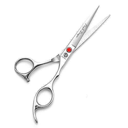 Purple Dragon 4“/5"/5.5"/6"/6.5"/7"/7.5"/8"/9"/10" Sharp Edge Salon Hair Cutting Shears - Pet/Dog Grooming Scissors with Bag - Perfect for Barber or Pet Groomer