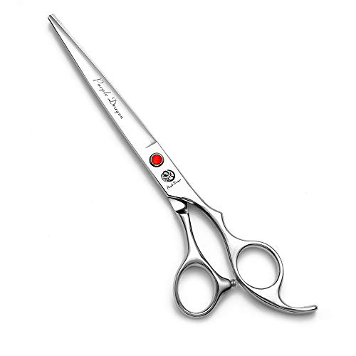 Purple Dragon 4“/5"/5.5"/6"/6.5"/7"/7.5"/8"/9"/10" Sharp Edge Salon Hair Cutting Shears - Pet/Dog Grooming Scissors with Bag - Perfect for Barber or Pet Groomer