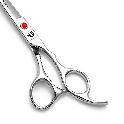 Purple Dragon 4“/5"/5.5"/6"/6.5"/7"/7.5"/8"/9"/10" Sharp Edge Salon Hair Cutting Shears - Pet/Dog Grooming Scissors with Bag - Perfect for Barber or Pet Groomer