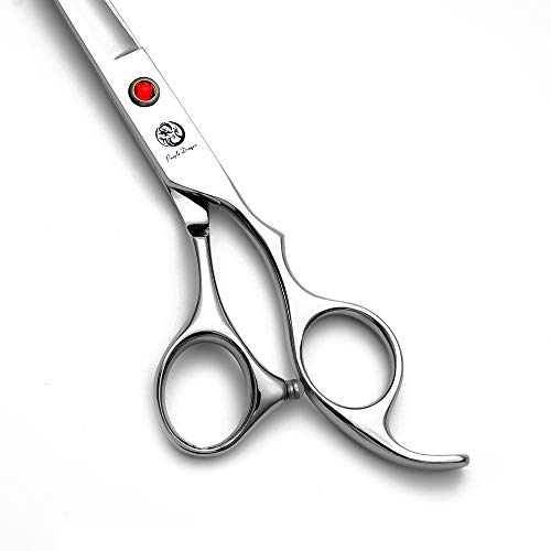 Purple Dragon 4“/5"/5.5"/6"/6.5"/7"/7.5"/8"/9"/10" Sharp Edge Salon Hair Cutting Shears - Pet/Dog Grooming Scissors with Bag - Perfect for Barber or Pet Groomer