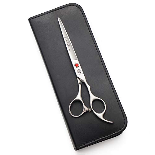 Purple Dragon 4“/5"/5.5"/6"/6.5"/7"/7.5"/8"/9"/10" Sharp Edge Salon Hair Cutting Shears - Pet/Dog Grooming Scissors with Bag - Perfect for Barber or Pet Groomer
