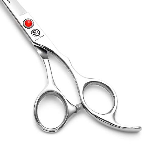 Purple Dragon 4“/5"/5.5"/6"/6.5"/7"/7.5"/8"/9"/10" Sharp Edge Salon Hair Cutting Shears - Pet/Dog Grooming Scissors with Bag - Perfect for Barber or Pet Groomer