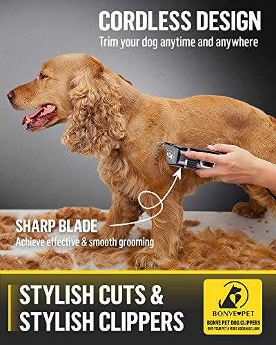 Quiet Rechargeable Dog Clippers for Grooming - All Sizes