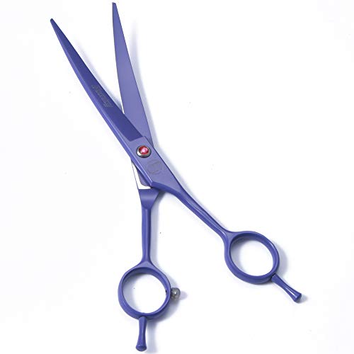 Professional Dog Grooming Scissors Set, 7 Inch/8 Inch Pet Grooming Scissors Chunkers Shears for Dog, Curved Dog Grooming Scissors, Thinning Shears for Dog with Grooming Comb