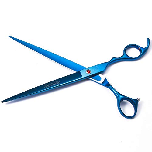 Professional Dog Grooming Scissors Set, 7 Inch/8 Inch Pet Grooming Scissors Chunkers Shears for Dog, Curved Dog Grooming Scissors, Thinning Shears for Dog with Grooming Comb