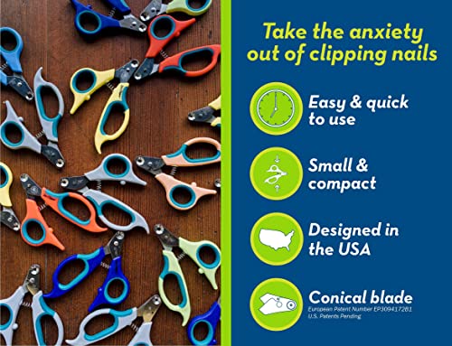 Zen Clipper Puppy and Small Dog Nail Clippers â The Worry-Free Grooming Nail Clippers, Avoid Painful Overcutting â Stress, Injury-Free Nail Cutting â Unique Blade Clips The Tip â 3mm Hole