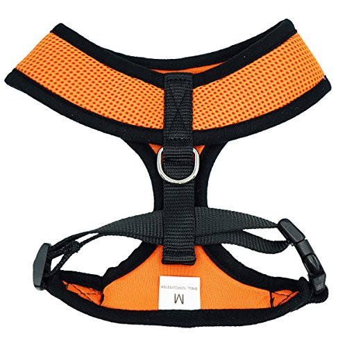WONDERPUP Soft Mesh Dog Harness No Pull Walking Comfort Padded Vest Harnesses Adjustable