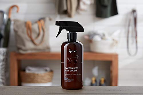 The Spruce Waterless Pet Wash, No Rinse Moisturizing Shampoo forÂ PetsÂ - Daily Pet Care - Cleaning, Cleansing, and Conditioning for Dogs, Puppies, and Cats - Fresh, 17oz, 2 Pack