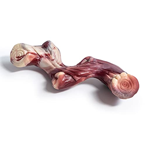 EETOYS Dog Toys for Aggressive Chewers Nearly Indestructible Dog Chew Toys for Large Medium Small Dogs Teething Puppies Durable (Branch Bone, Dogs up to 22 lbs)