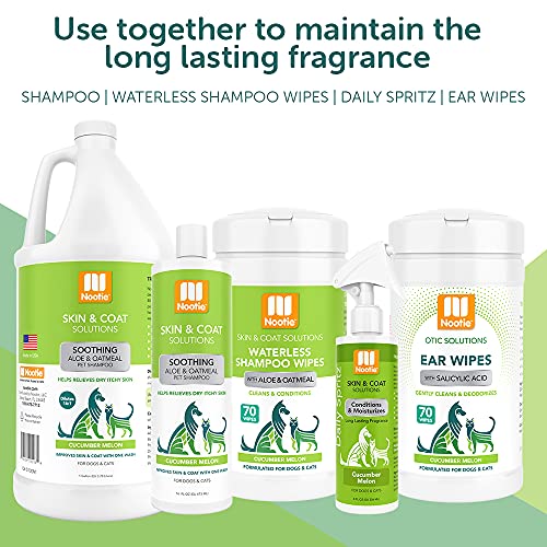 Nootie - Pet Shampoo for Sensitive Skin -Â Revitalizes Dry Skin & Coat - Natural Ingredients - Soap, Paraben & Sulfate Free - Cleans & Conditions