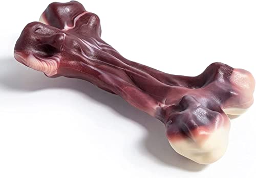 EETOYS Dog Toys for Aggressive Chewers Nearly Indestructible Dog Chew Toys for Large Medium Small Dogs Teething Puppies Durable Tough Dog Toys Puppy Chew Toys Made with Hard Nylon Dogs up to 8lb