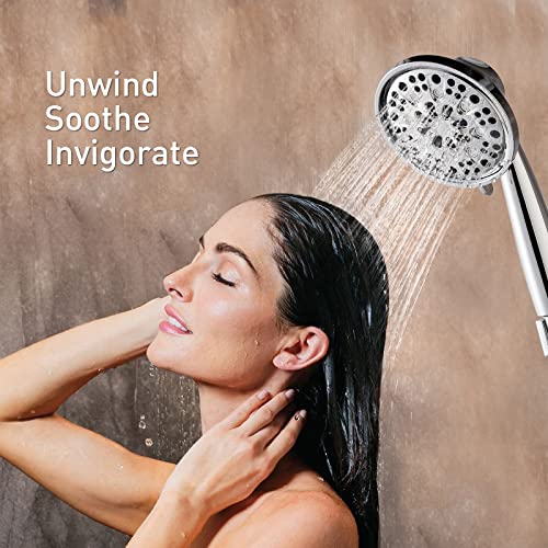 Anza High Pressure 4.5" Shower Head with Handheld