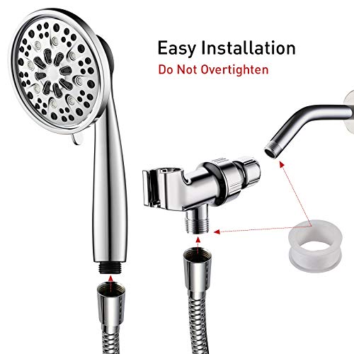 Anza High Pressure 4.5" Shower Head with Handheld